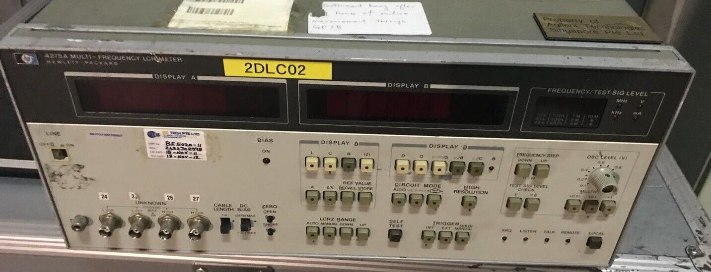 HP 4275A MULTIFREQUENCY LCR METER 4061A Lagpat