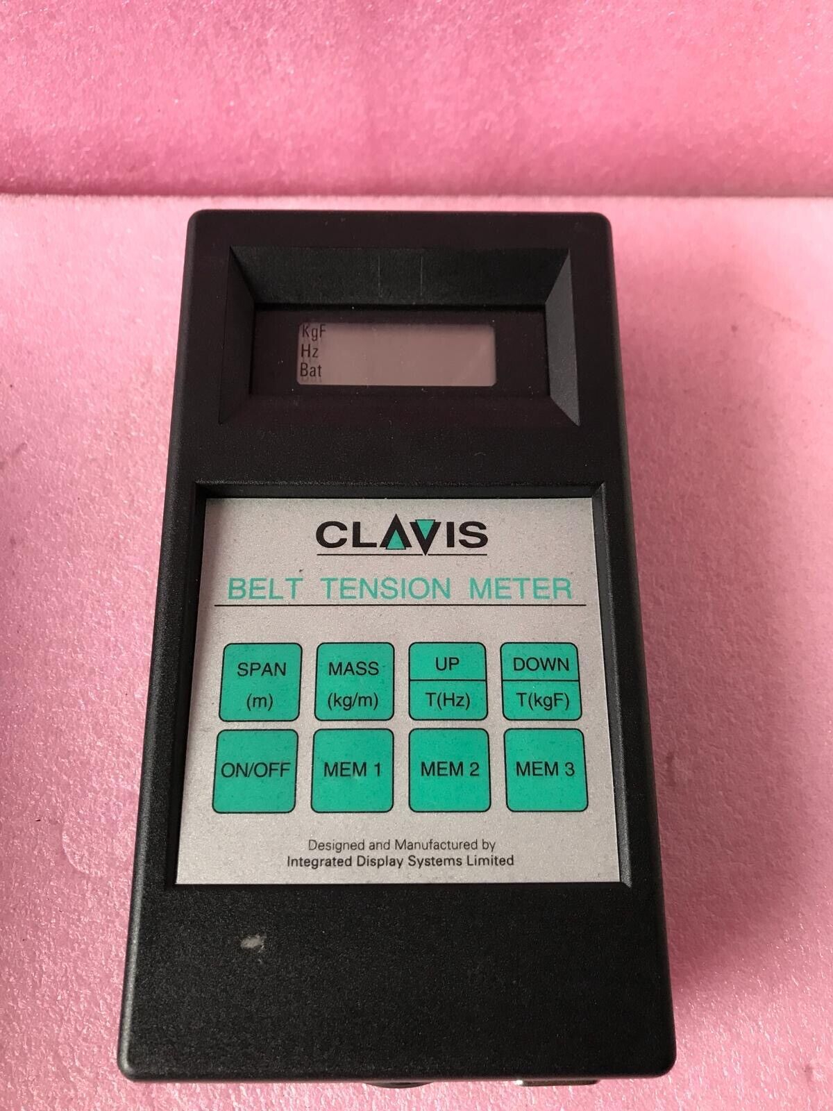 Clavis ICH610S Hand Held Belt Tension Meter AS IS IN PHOTOS Lagpat
