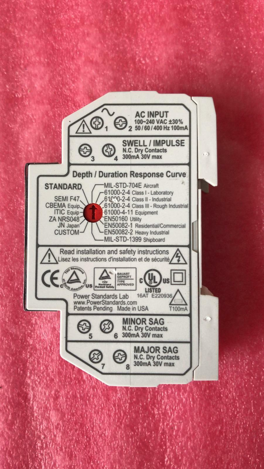 PSL Power Standards Lab PQ1 Power Quality Relay * Lagpat