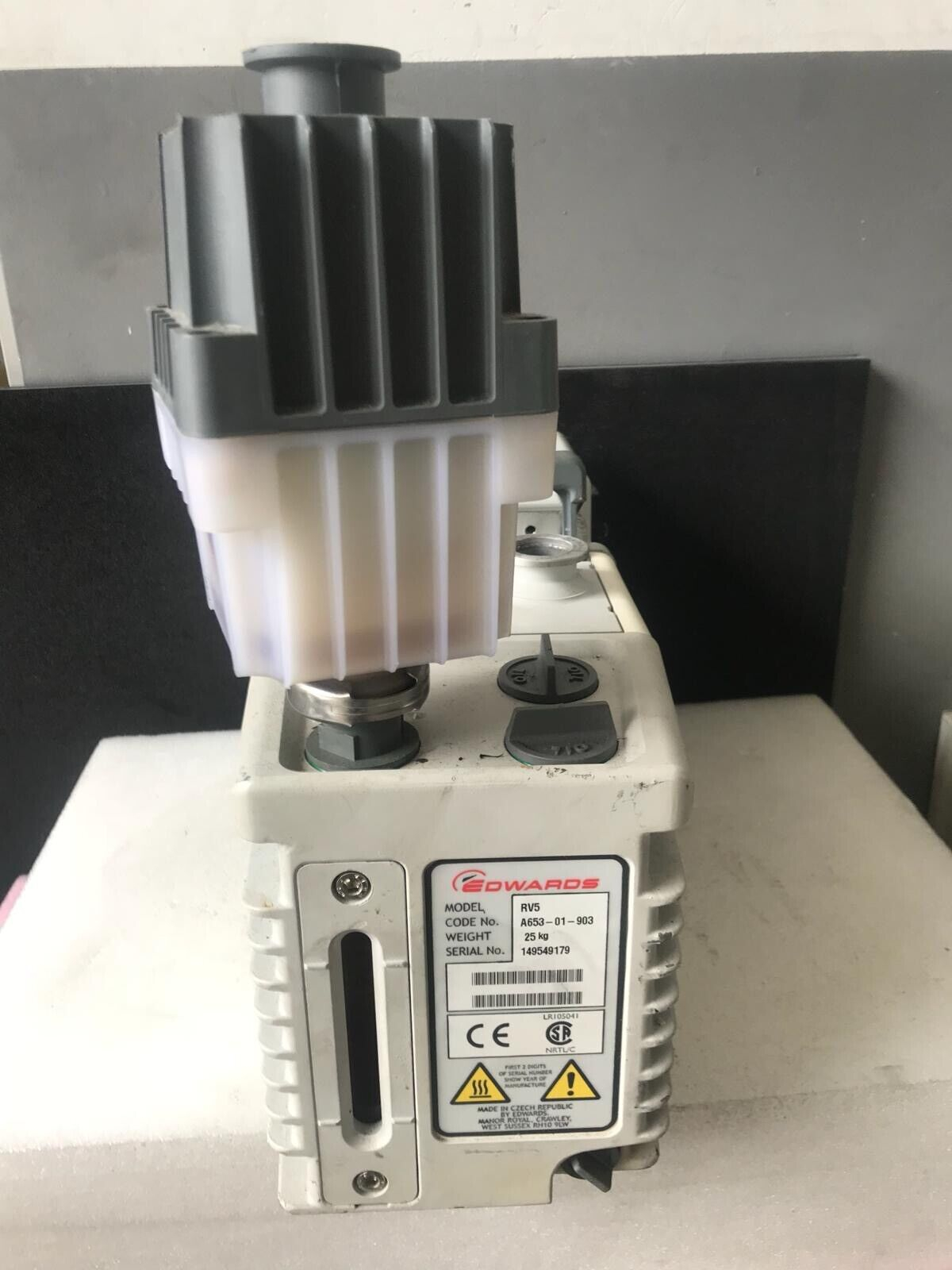 EDWARDS RV5 ROTARY VANE VACUUM PUMP Lagpat