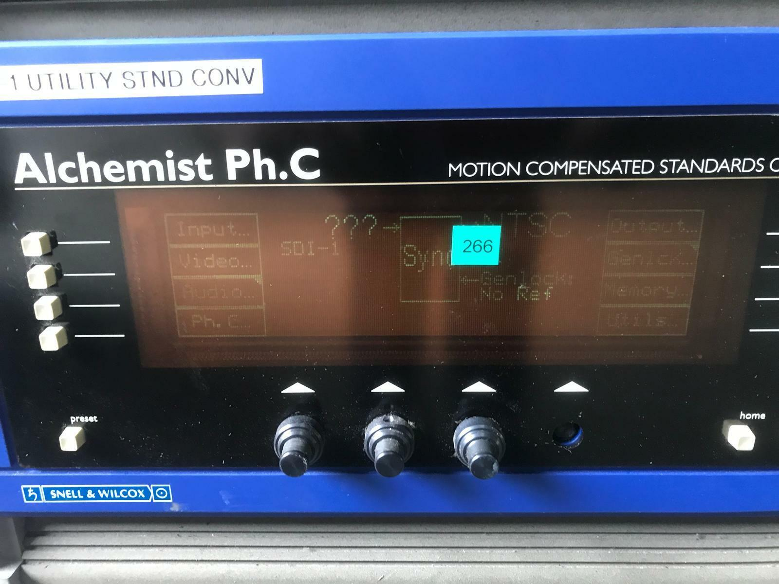 Snell & Wilcox MOTION COMPENSATED STANDARDS CONVERTER Lagpat