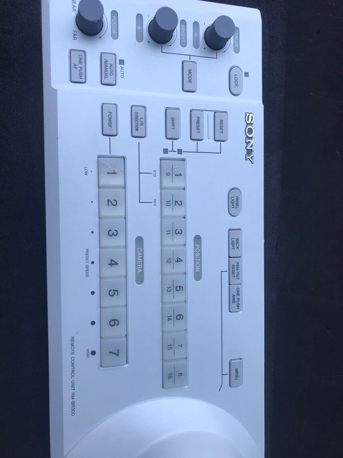 Sony RMBR300 Remote control unit Lagpat