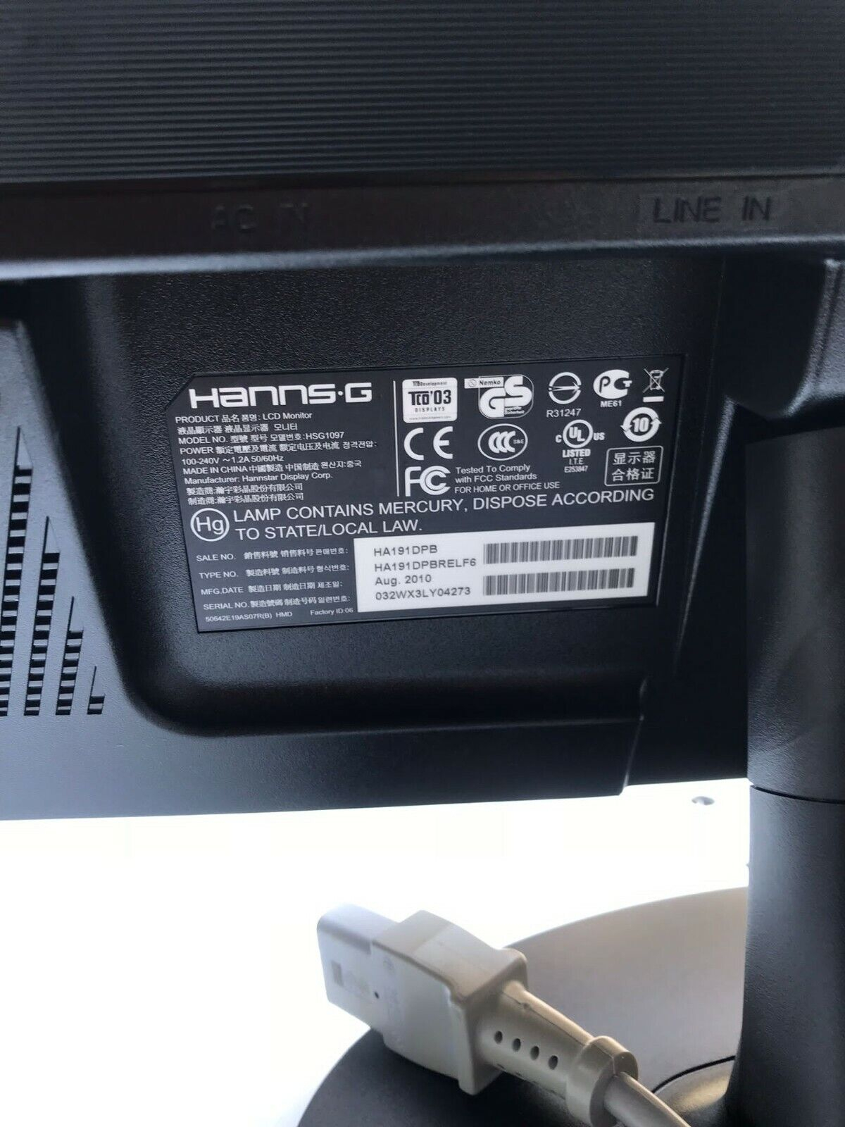 ASML ASM LITHOGRAPHY Stepper Lagpat