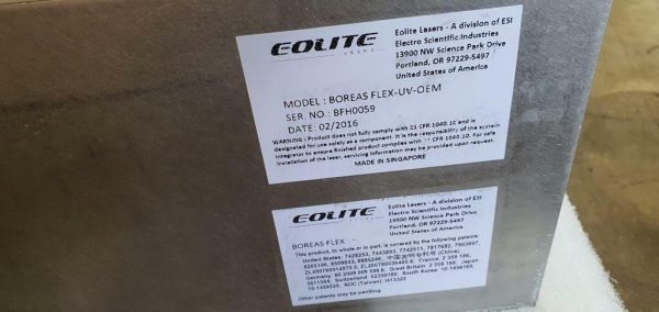 ESI EOLITE BOREAS FLEX-UV-OEM Laser + EOS3 P200-OEM - Image 3