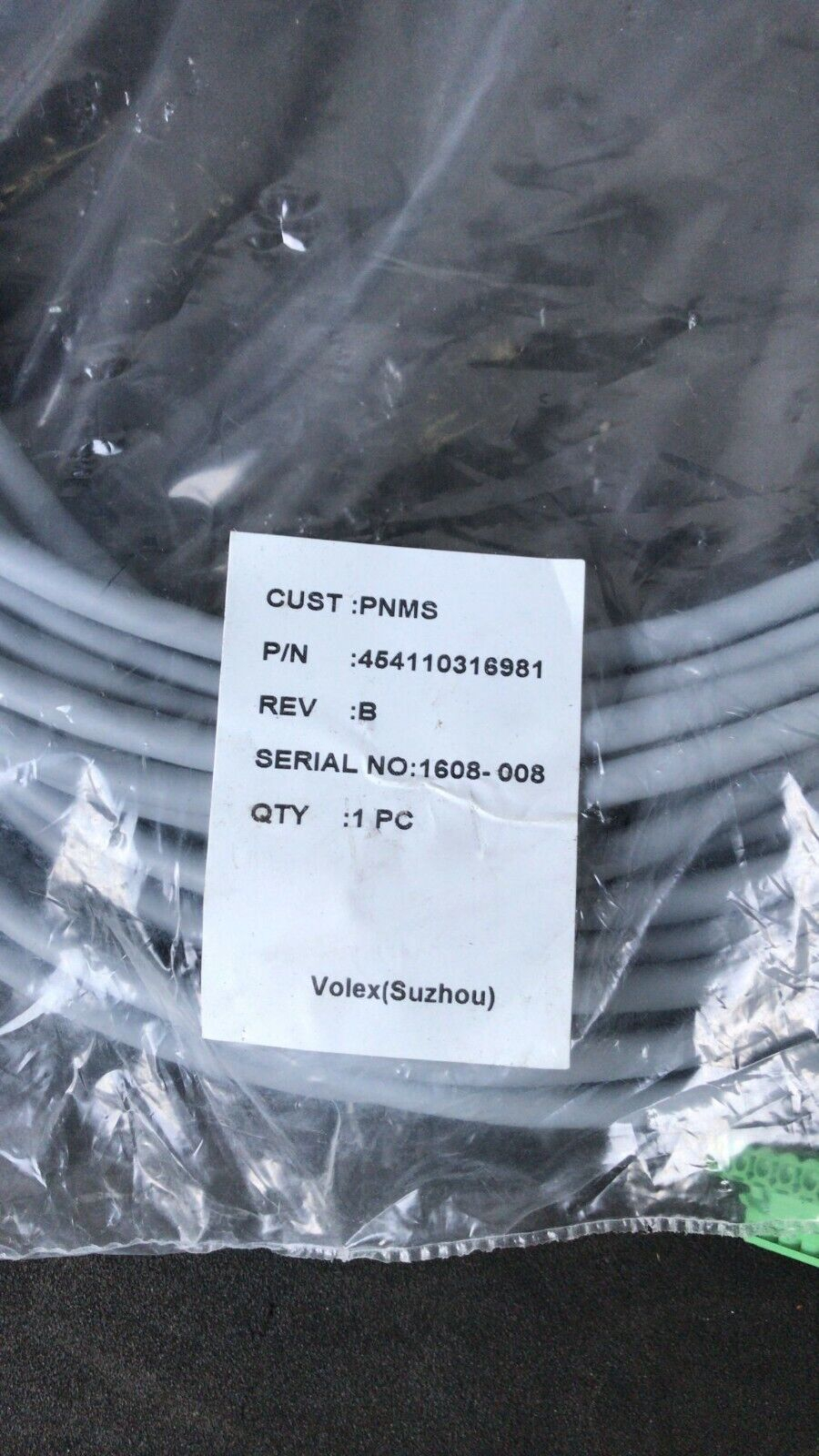 VOLEX 454110316981 REV B CABLE Lagpat