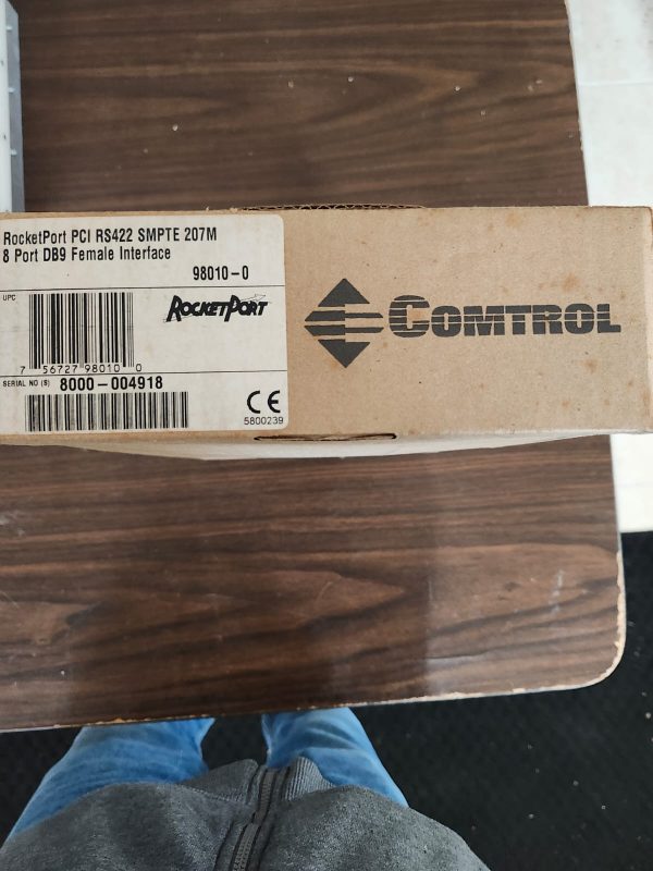COMTROL 98010-0 ROCKETPORT PCI RS422 SMPTE 207M 8 PORT D89 FEMALE INTERFACE - Image 3