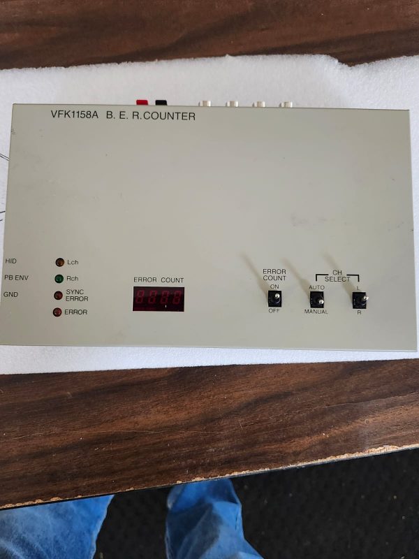 Panasonic/Matsushita VFK1158A B.E.R. Counter Pro Video BER Test Tool VFK1158
