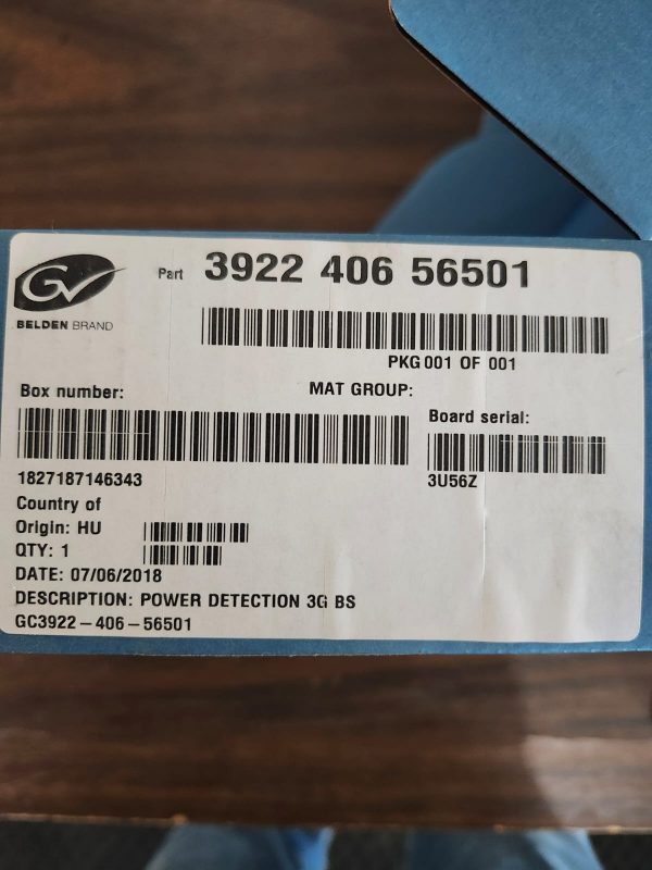 Grass Valley 3922 406 56501 POWER DETECTION 3G BS - Image 3