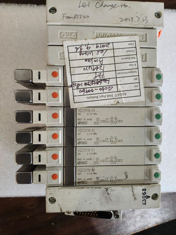 SMC VV5Q21-08-X3063V AMAT: 4060-00960 REV. 0