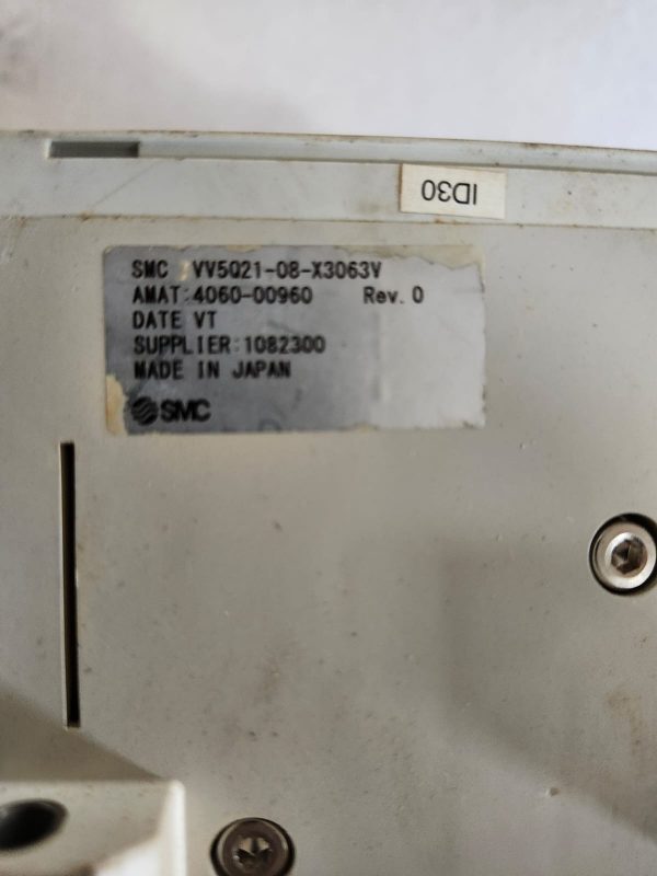 SMC VV5Q21-08-X3063V AMAT: 4060-00960 REV. 0 - Image 4