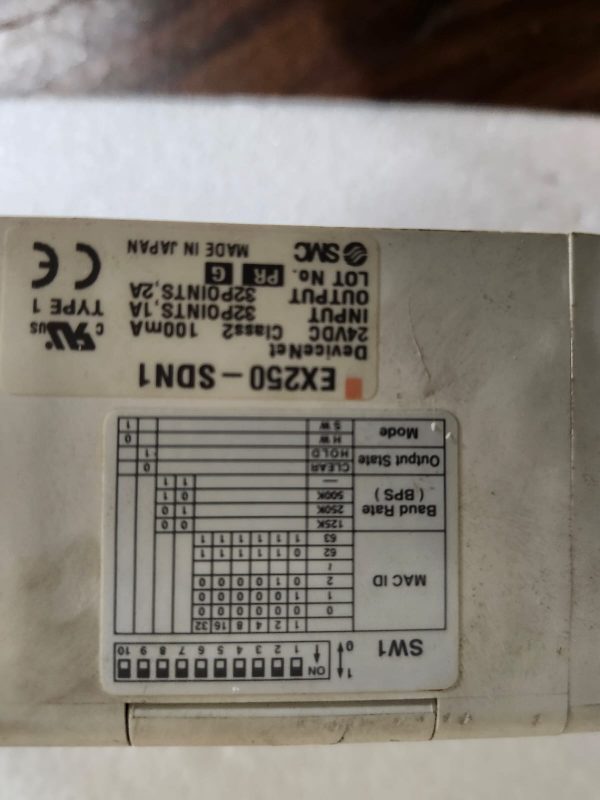SMC EX250-SDN1 Solenoid Valve w/ EX250-IE3 x 7 - Image 3
