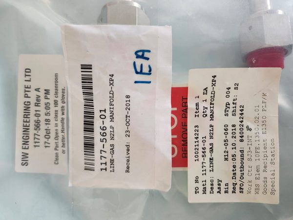 ASM LINE-GAS N2LP MANIFOLD-XP4 1177-566-01 - Image 2
