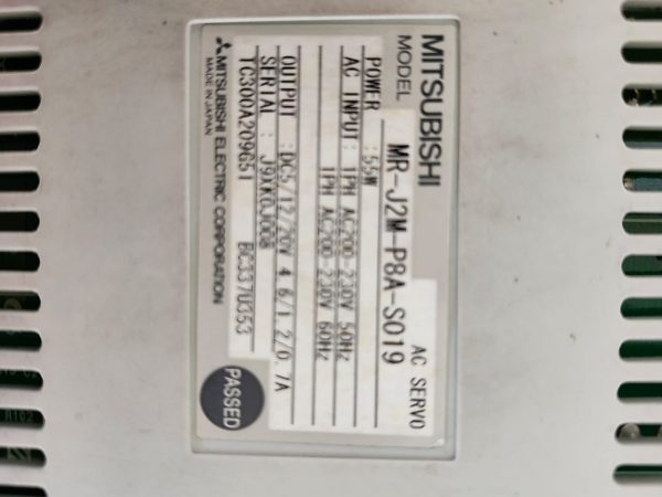 Mitsubishi MR-J2M-P8A-S019 - Image 3