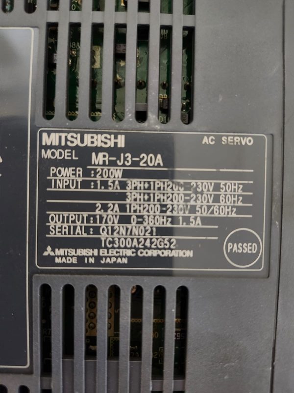 Mitsubishi MR-J3-20A - Image 3