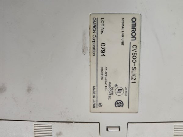 Omron CV500-SLK21 Sysmac Link Unit - Image 2