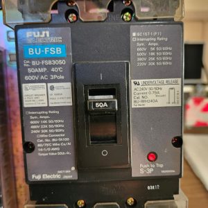 KH3-71327X02 / ADVANTEST POWER CONTROL BREAKER BOX 600V 3 POLE 50 AMP