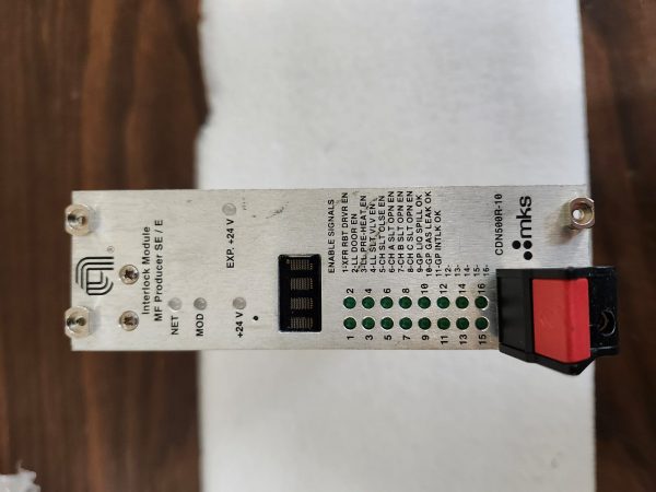 MKS 0190-37771 Rev 02, AS01500-10 CDN500R INTERLOCK MODULE