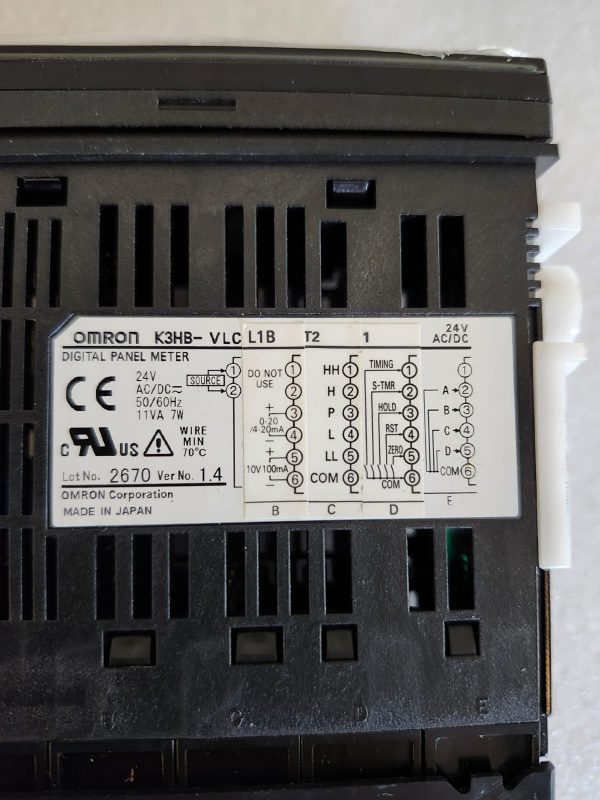 Omron K3HB-VLC Digital Panel Meter - Image 3