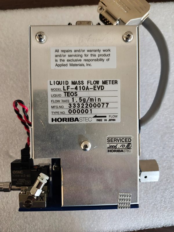HORIBA STEC LF-410A-EVD Liquid Mass Flow Meter, TEOS, 1.5g/min - Image 3