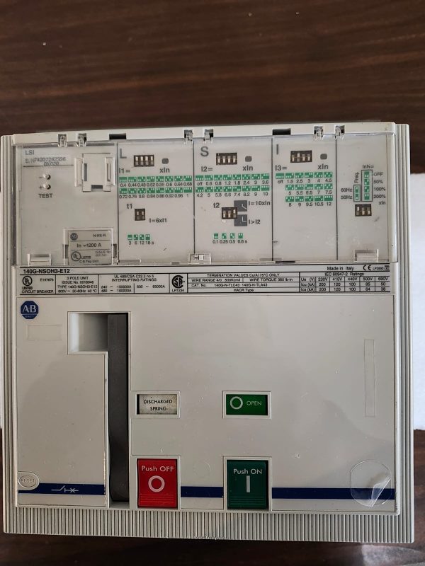 Allen Bradley 140G-NS0H3-E12  Molded Circuit Breaker 1200 Amp 3 Pole - Image 3
