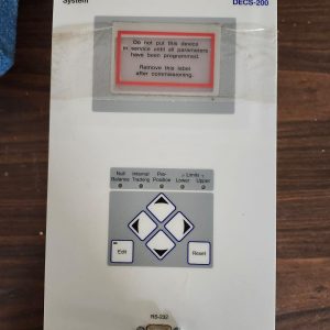 Basler voltage regulator DECS-200-1C Power supply