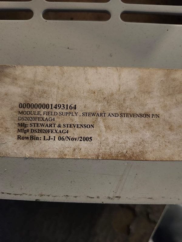 STEWART AND STEVENSON DS2020FEXAG4 - FIELD SUPPLY MODULE - Image 4