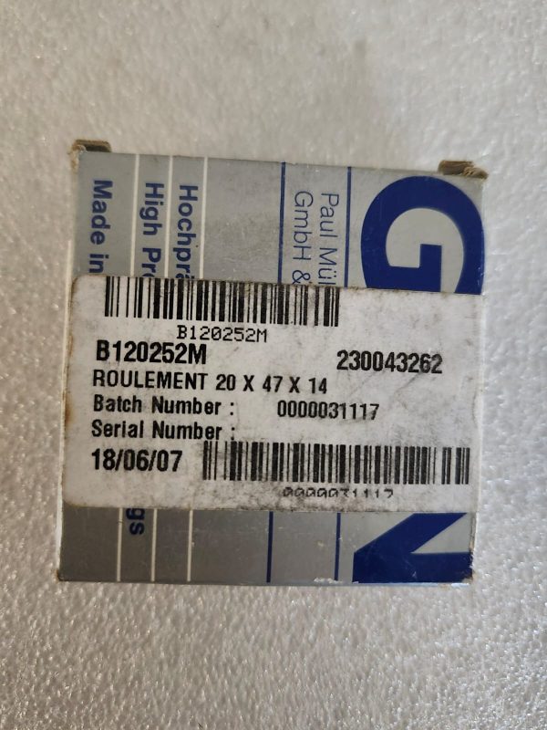 Bearing B120252M 20X47X14 - Image 2