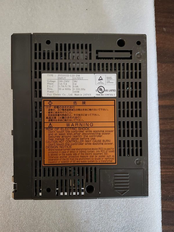 FUJI RYS101S3-LSS-Z98 SERVO DRIVE - Image 3