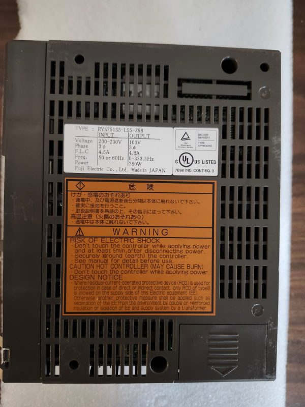 Fuji RYS751S3-LSS-Z98 Servo Drive - Image 3