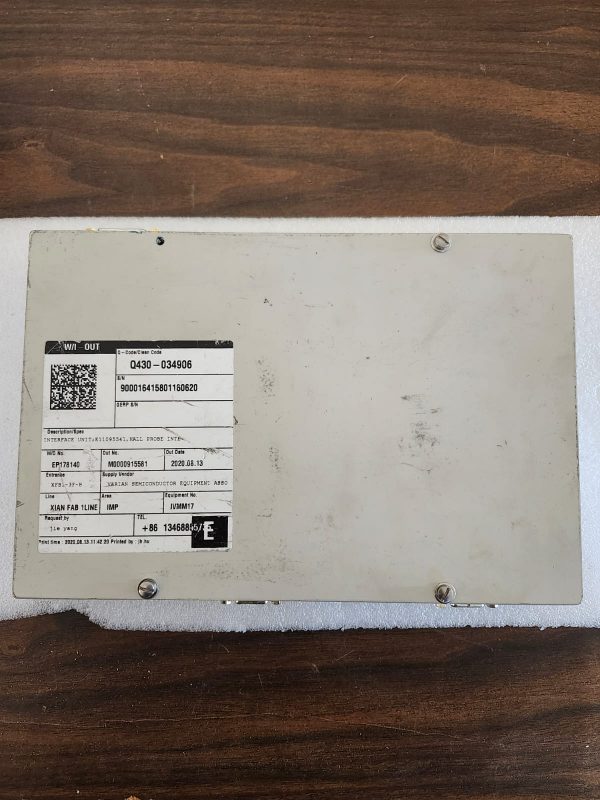 VARIAN CONTROL BOX, AMAT E11095541 - Image 3
