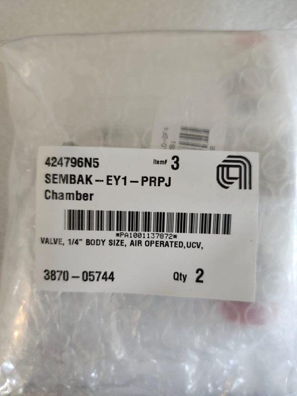 AMAT 3870-05744 Ham-Let HM20-4VKLO-GF4 Diaphragm Valve - Image 2