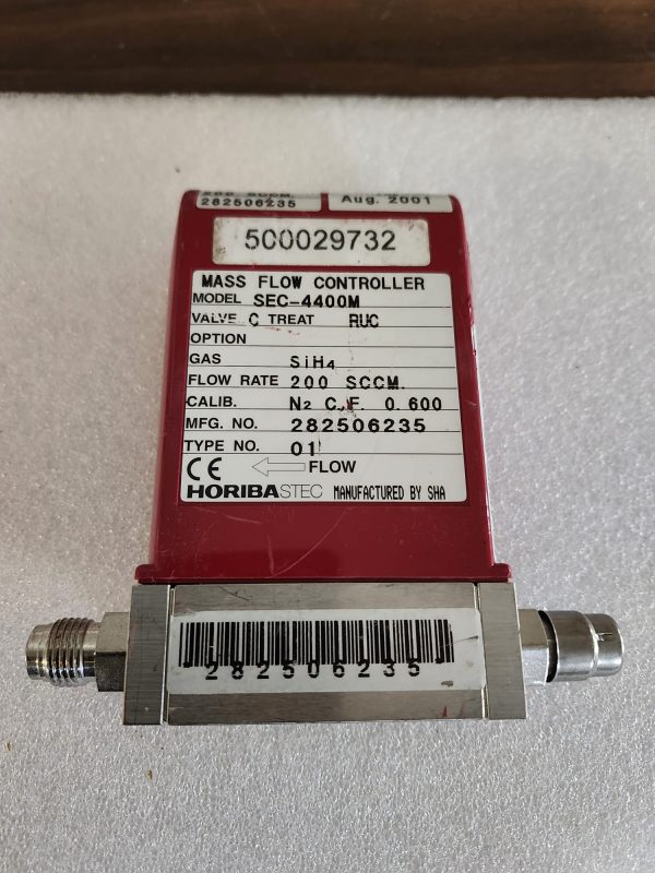 STEC SEC-4400M MFC, Mass Flow Controller, SiH4, 200 SCCM - Image 2