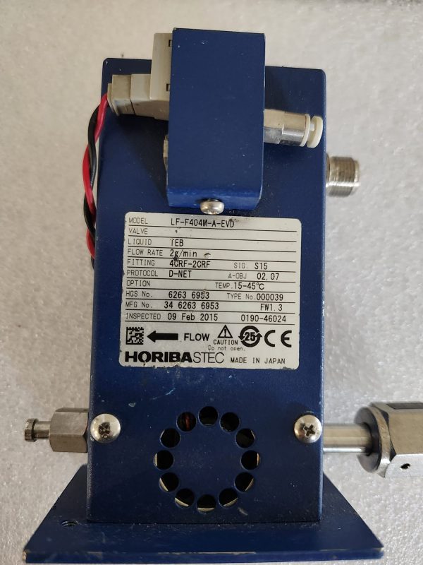 HORIBASTEC  LF-F404M-A-EVD  LIQUID MASS FLOW CONTROL - Image 2