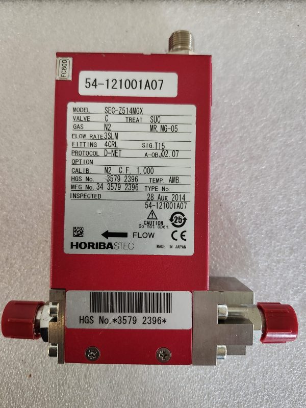 Horiba STEC SEC-Z514MGX Gas N2 3 SLM Mass Flow Controller - Image 2