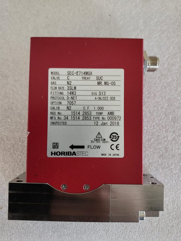 Horiba STEC SEC-Z714MGX (N2) 3 SLM Mass Flow Controller - Image 2