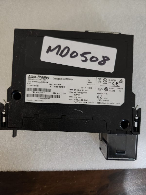 Allen-Bradley 1756-OB16I SER A ControlLogix 16 Point D/O Module - Image 2