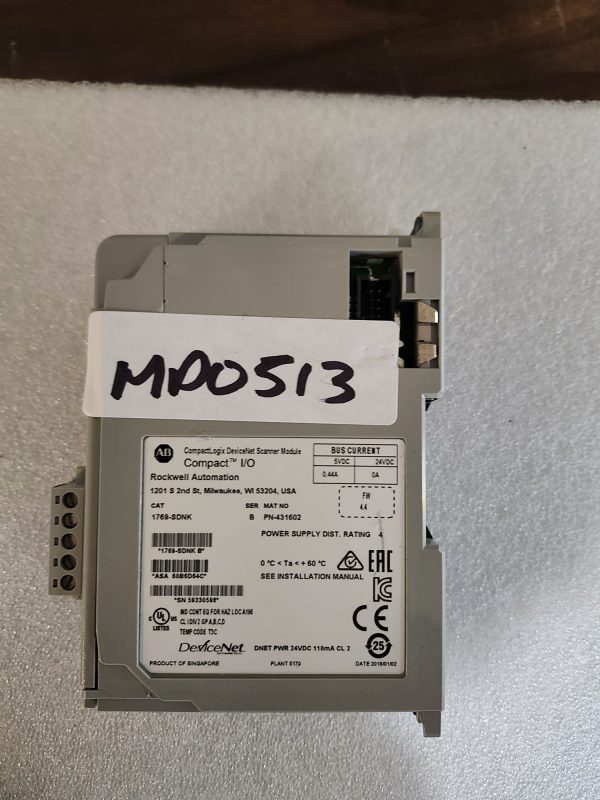 Allen-Bradley 1769-SDNK SER B CompactLogix DeviceNet Scanner Module PN-431602 - Image 2