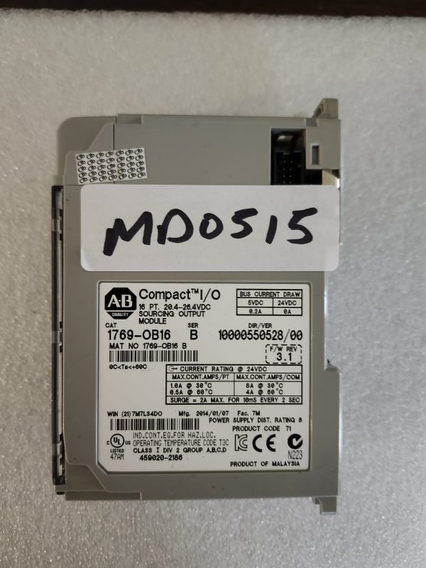 Allen-Bradley 1769-OB16 SER B Compact I/O - Image 3