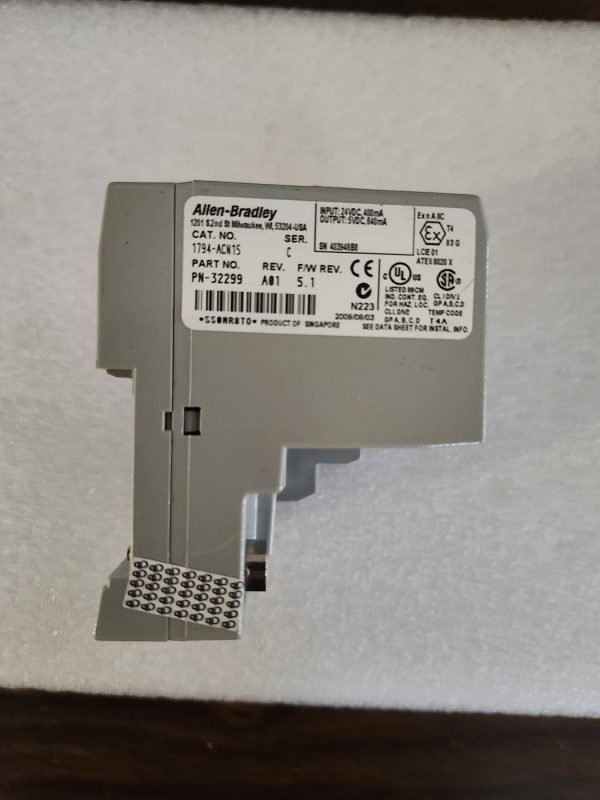 Allen-Bradley 1794-ACN15 Adapter Module Flex I/O Ser D  1794ACN15 - Image 2