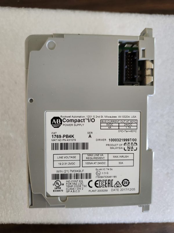 Allen-Bradley 1769-PB4K SerA CompactLogix Power Supply - Image 3
