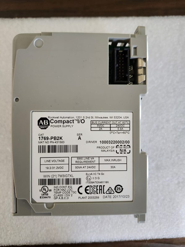 Allen-Bradley 1769-PB2K CompactLogix Power Supply - Image 3
