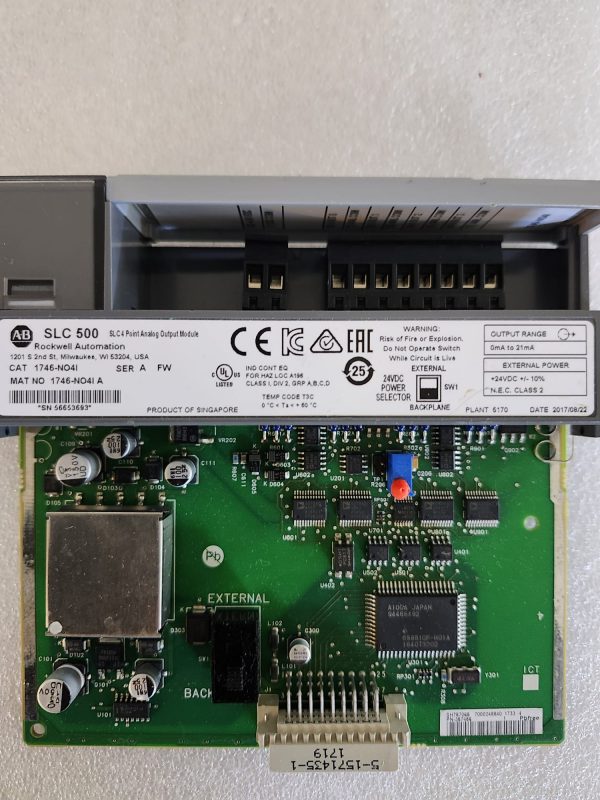 Allen Bradley 1746-N04I Ser. A Analog Output Module SLC 500 - Image 3