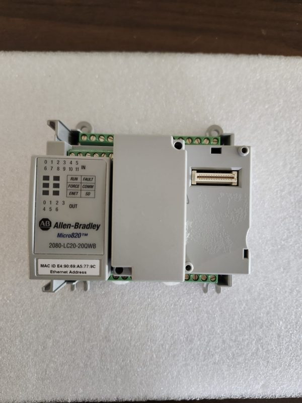Allen Bradley 2080-LC20-20QWB /A Micro820 EtherNet IP Controller