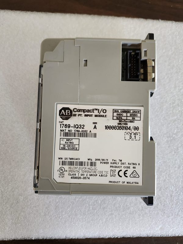 Allen-Bradley 1769-IQ32 SER A CompactLogix 24VDC Input Module - Image 3