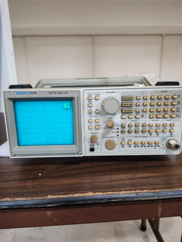 Tektronix 2712 Spectrum Analyzer 9kHz to 1.8GHz