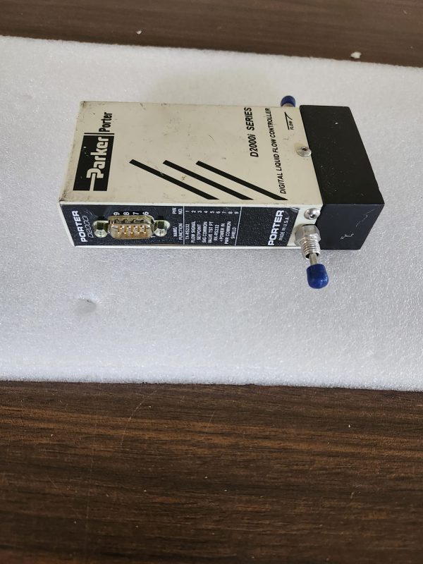 PARKER PORTER DIGITAL LIQUID FLOW CONTROLLER  D2000IDC065V 22ML/MIN TEOS - Image 2