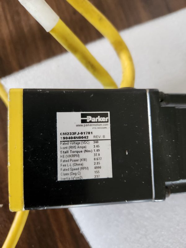 Parker Compumotor CM233FJ-01781 Server Motor + PEN060-025S7 Gearhead - Image 3