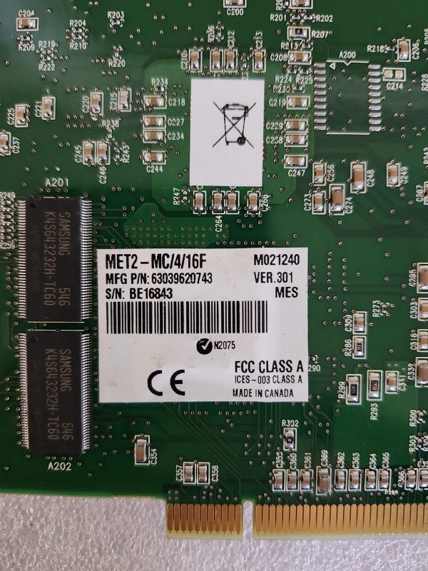MATROX MET2-MC/4/16F, 63039620743 Ver 301 - Image 3