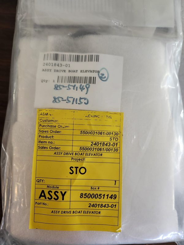 ASM 2401843-01 ASSY DRIVE BOAT ELEVATOR
