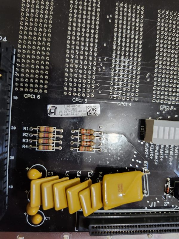 APPLIED MATERIALS 0100-00582 300MM GAS PANEL CONTROLLER BACKPLANE PCB BD - Image 2